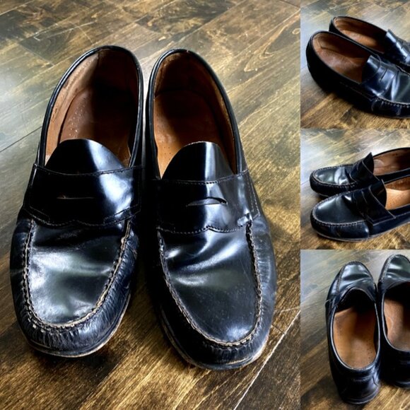 Weejuns - Black Leather Loafers - Picture 1 of 1